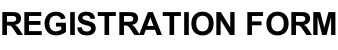REGISTRATION FORM