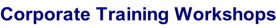 Corporate Training Workshops